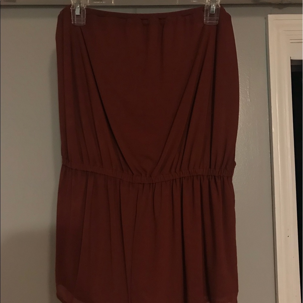 boutique rust colored romper